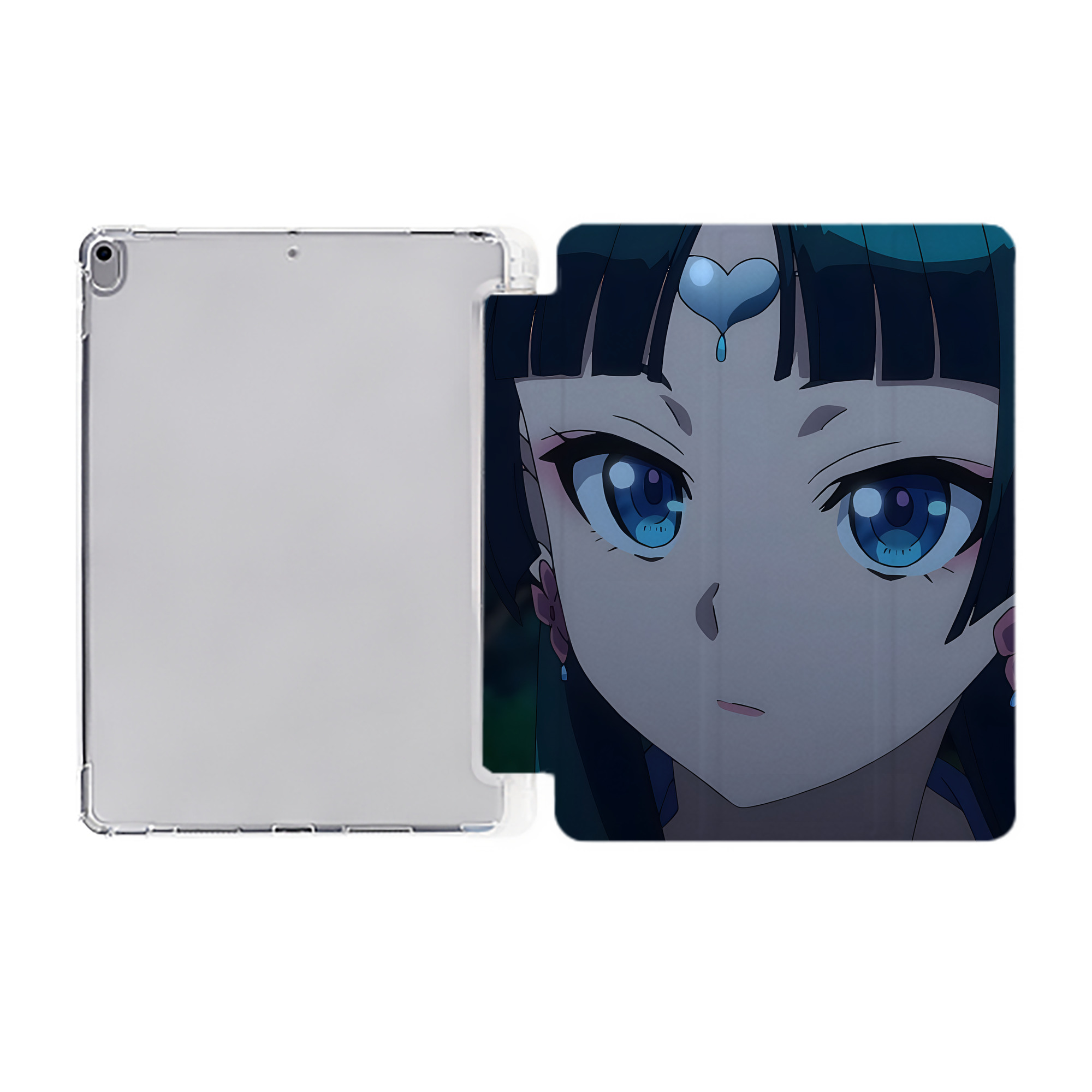 （画像用） 薬屋のひとりごと The Apothecary Diaries IPad ケース ペン収納付き 三つ折りスタンド PUレザー×シリコン 対応機種9.5/10.5/10.9インチ